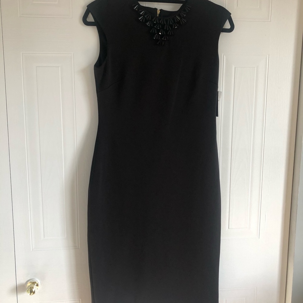 Tahari midi black dress - Picture 6 of 9